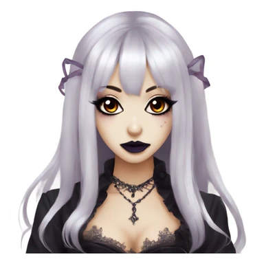 hime gyaru goth vampire sticker