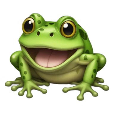 venomous frog sticker