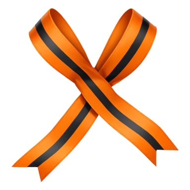 St. George's ribbon as a sign of victory sticker