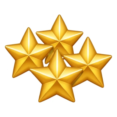 3 stars sticker