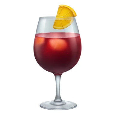 Glass of sangria sticker