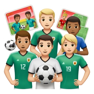 soccer card trading sticker
