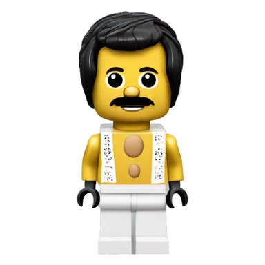 freddie mercury as lego sticker