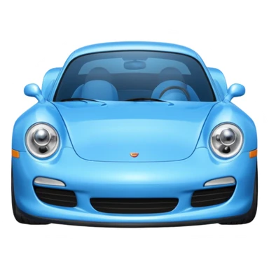 blue carrera from cars movie sticker