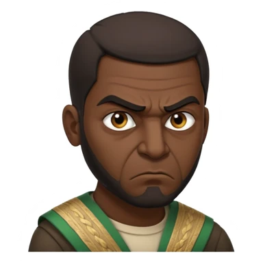 angry Iraqi, in profile sticker