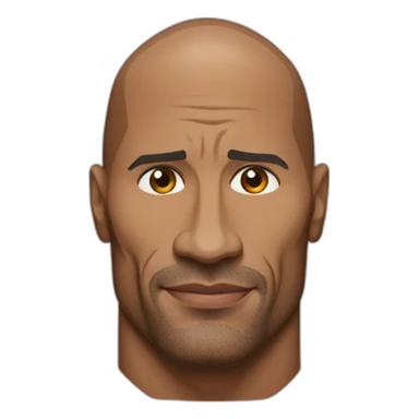 Dwayne Johnson chokbar de bz sticker