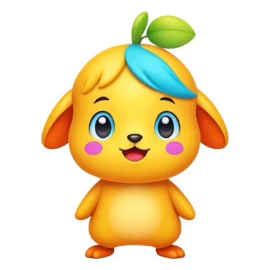 Sprunki character, cute cartoon character with bright colors sticker
