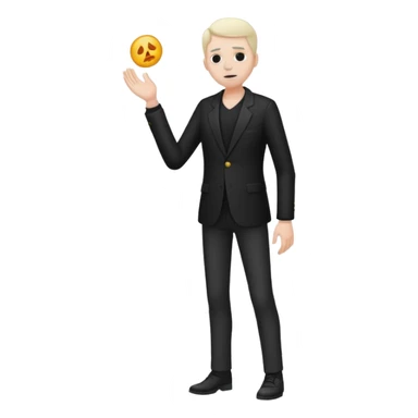 dead man full body with blazzer  sticker