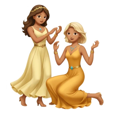 🧎‍♂️‍➡️💍💃 sticker