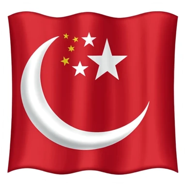 Flag of the Ottoman Empire 1453 sticker