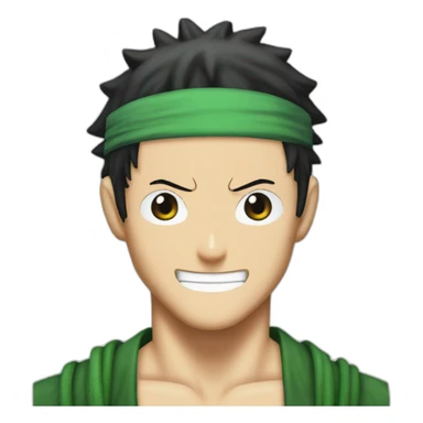 One piece zoro sticker
