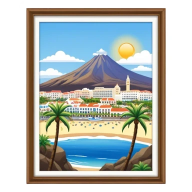 I want a representation of tenerife with an 11 to represent the joke: have you been to tenerife, no I have been to elevenerife mate sticker