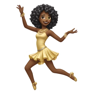 Dancing girl with Jwellary  sticker