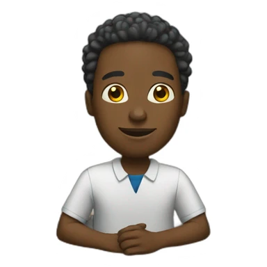 black man in a classroom sticker