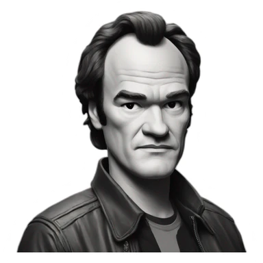 tarantino quentin portrait sticker