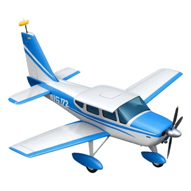 cessna 172 from above sticker