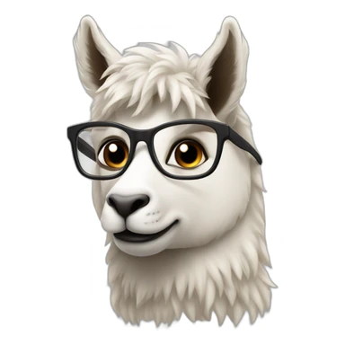 une l’outrez avec un lama gai sticker
