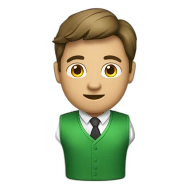 green piggybank trader sticker