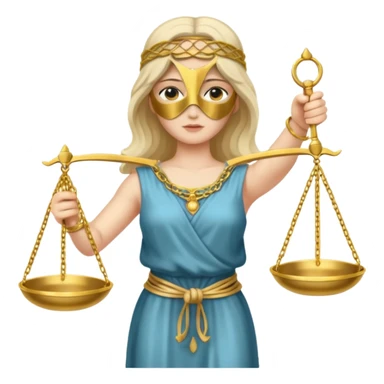 Lady justice sticker