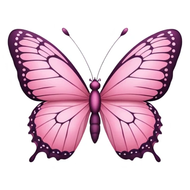 Mariposa rosa sticker