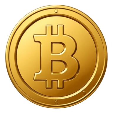 Bitcoin coin emoji smaller to fit WhatsApp  sticker