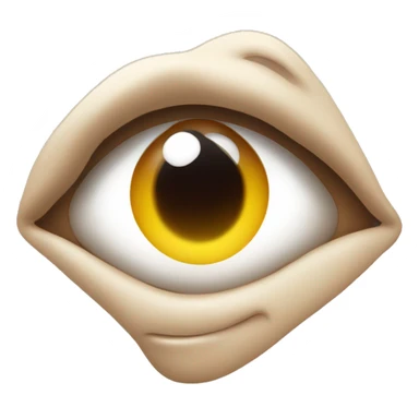 Emoji avec des cœurs dans les yeux sticker