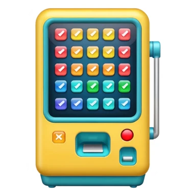 gacha machine sticker