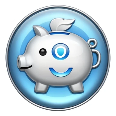 glitter white symbol bank sticker