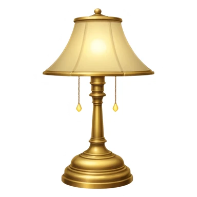 old school lighting lamp sticker