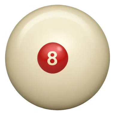 numbered billiard ball  sticker