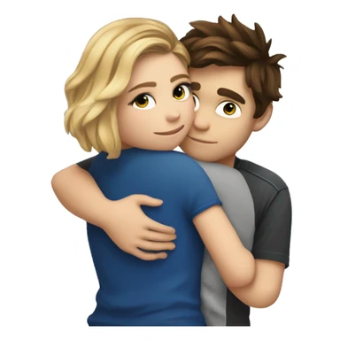Emoji Chloe grace moretz hugging elrubiusomg sticker
