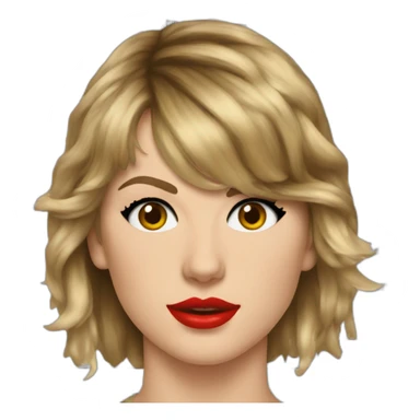 Taylor swift mugshot sticker