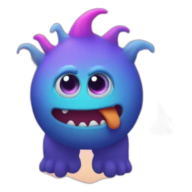 autism logo colors Monster sky sticker