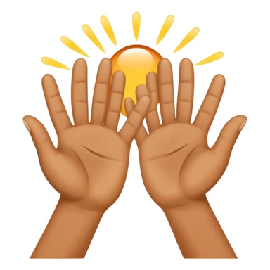 Clapping hands in celebration sticker