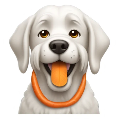 Dog game carrot sticker