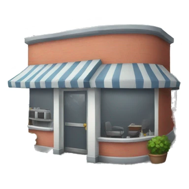 barbershop outside sticker