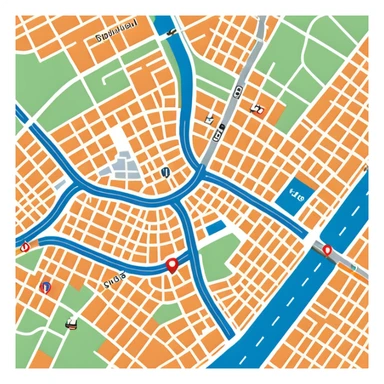 a map of vienna  sticker