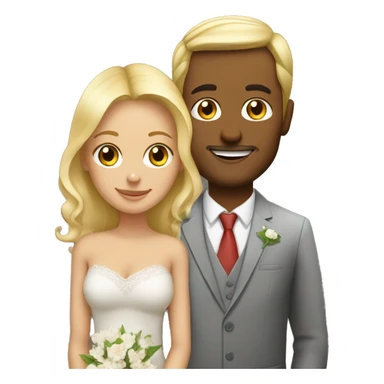 Husband and blonde wife Brazilian  sticker