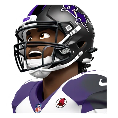 Lamar Jackson folding under pressure sticker