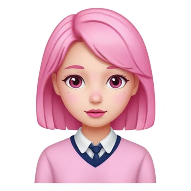 Cute preppy and pink sticker