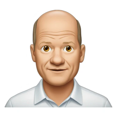 Olaf scholz als teletabi verkleidet sticker