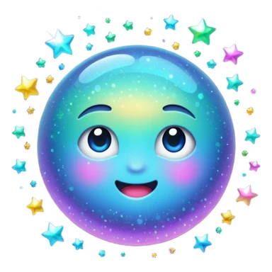 glitter lumen sticker