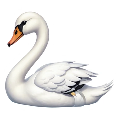 Swan sticker