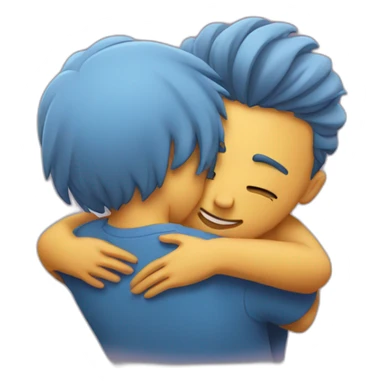 hug the heart sticker