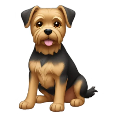 dog-large-yorkshire-older-tan-black sticker