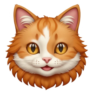 Star eyes smiling cat sticker