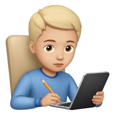 Practicing English at home sticker