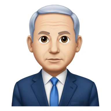 benjamin netanyahu full heightс sticker