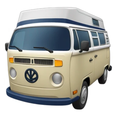 navy westfalia campervan sticker