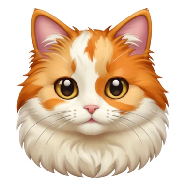 Cute Calico cat with Pinterest, creamy, soft vibe. sticker
